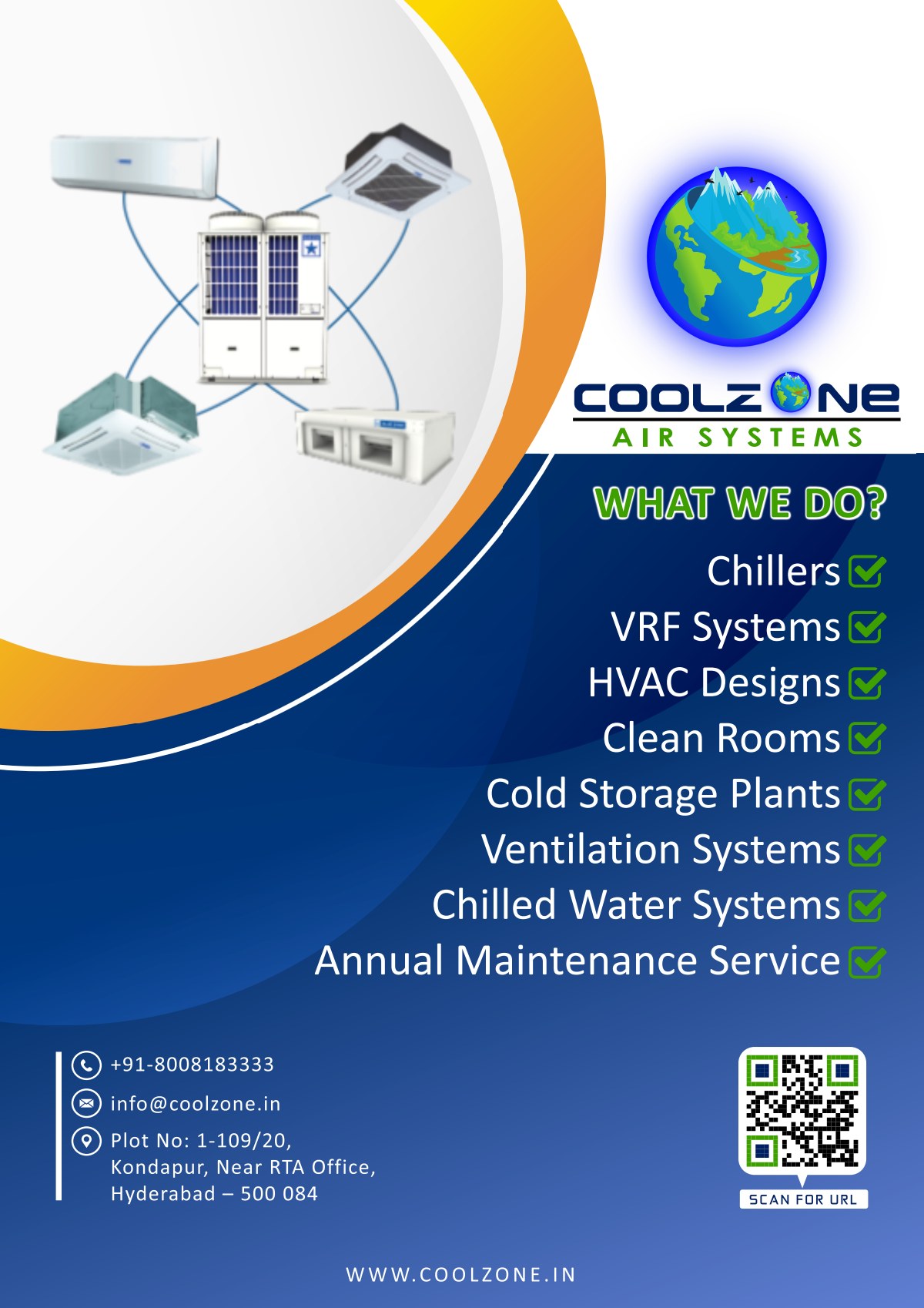 Cool Zone Air Systems brochure front cover